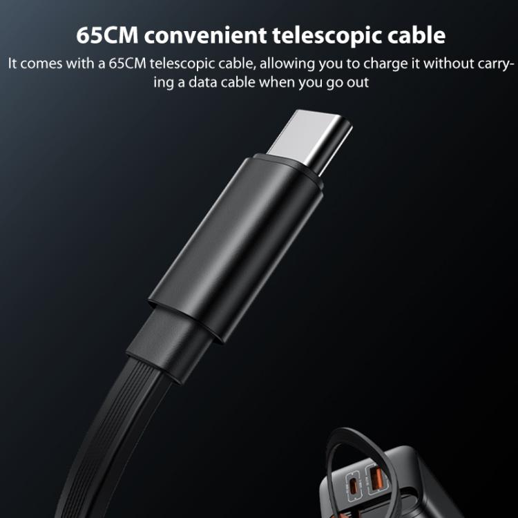 Cargador rápido Yesido YC99 de 40 W con cable telescópico USB tipo C., YC99
