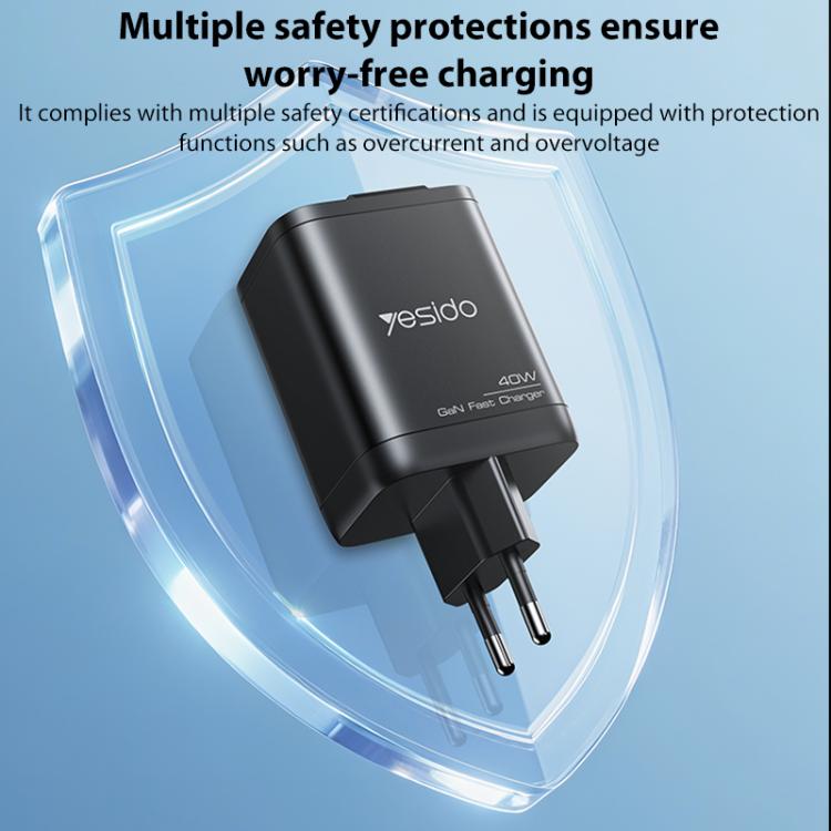 Cargador rápido Yesido YC99 de 40 W con cable telescópico USB tipo C., YC99
