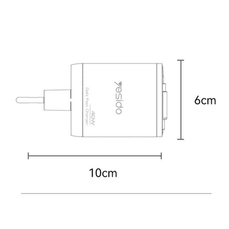 Cargador rápido Yesido YC100 de 67 W con cable telescópico tipo C., YC100