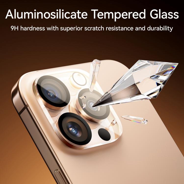 Película protectora para lentes JOYROOM Diamond Mirror Series Edición Gema, For iPhone 17 Pro Max, For iPhone 17 Pro, For iPhone 17, For iPhone Air