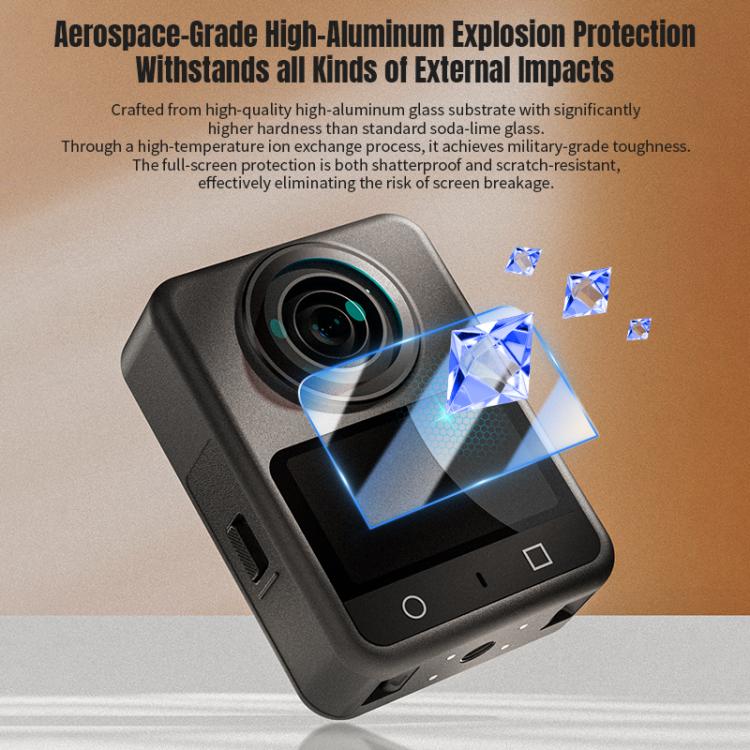 Lámina de vidrio templado antiexplosión STARTRC AR HD, For DJI Osmo 360 1pc