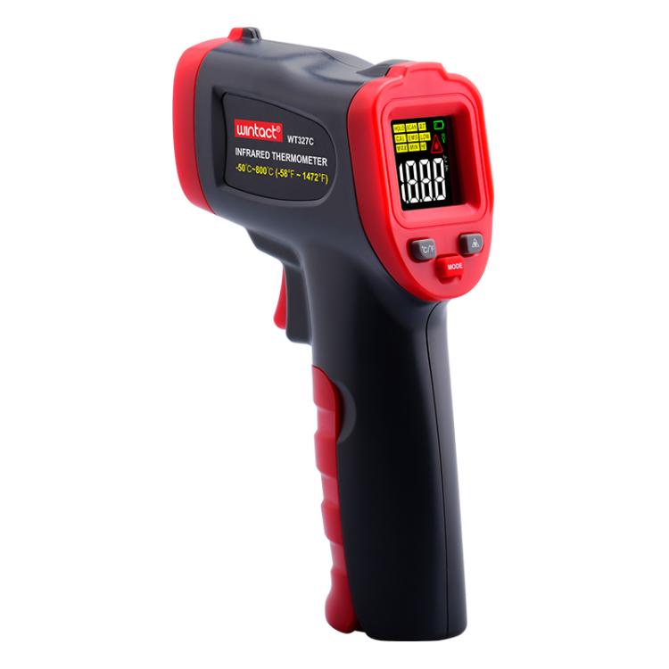 Termómetro infrarrojo portátil Wintact WT327C, rango de medición: -50 a 800 grados Celsius., WT327C
