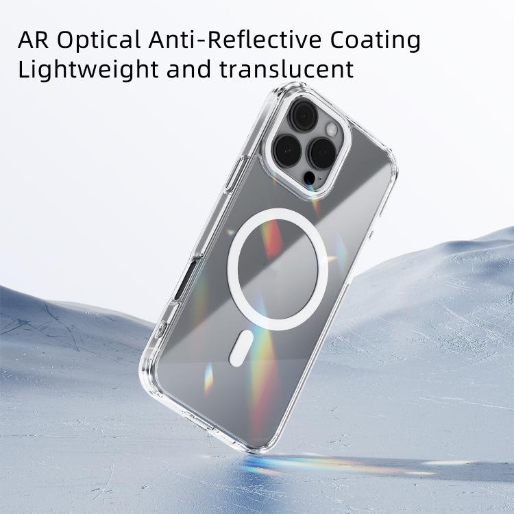 Funda transparente para teléfono ABEEL MagSafe con anillo magnético de color y resistente a los arañazos, For iPhone 13 Pro Max, For iPhone 13 Pro, For iPhone 13