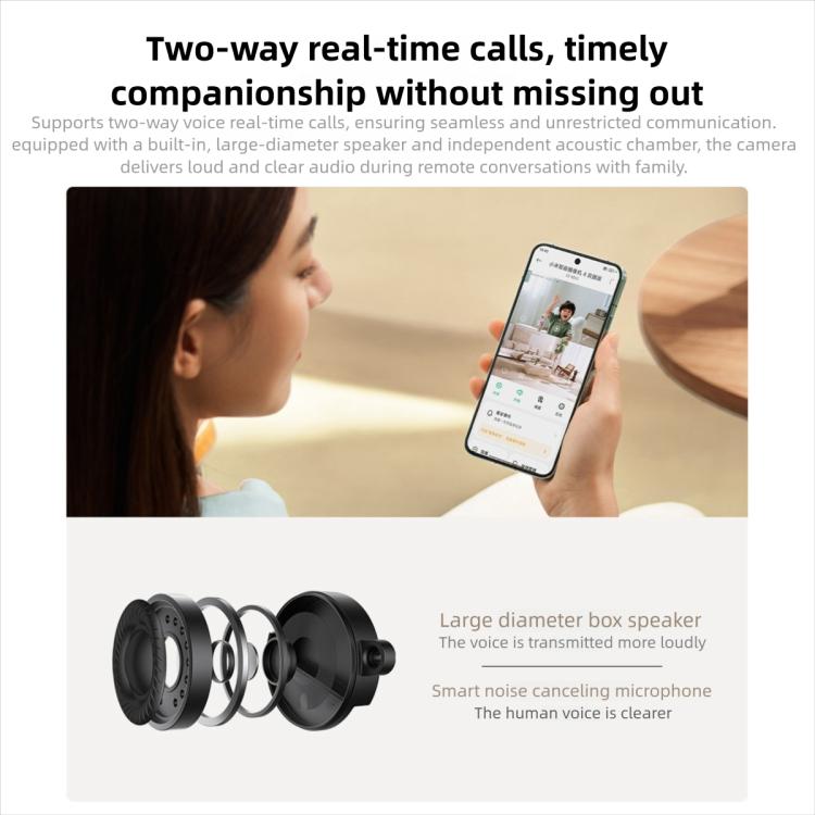 Cámara inteligente Xiaomi Mijia original con 4 lentes duales, PTZ, detección por IA de 360 grados, 5MP, WiFi y 6 cámaras de seguridad para el hogar compatibles con la aplicación Mi Home., Xiaomi Mijia Smart Camera 4 Dual Lens