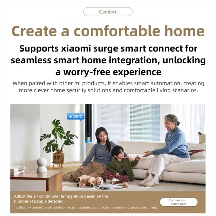 Cámara inteligente Xiaomi original 4 4K Wi-Fi de doble banda 6 8MP HDR Seguimiento por IA Visión nocturna Audio bidireccional Seguridad para el hogar Monitor de bebé Cámara para mascotas, Xiaomi Smart Camera 4 4K