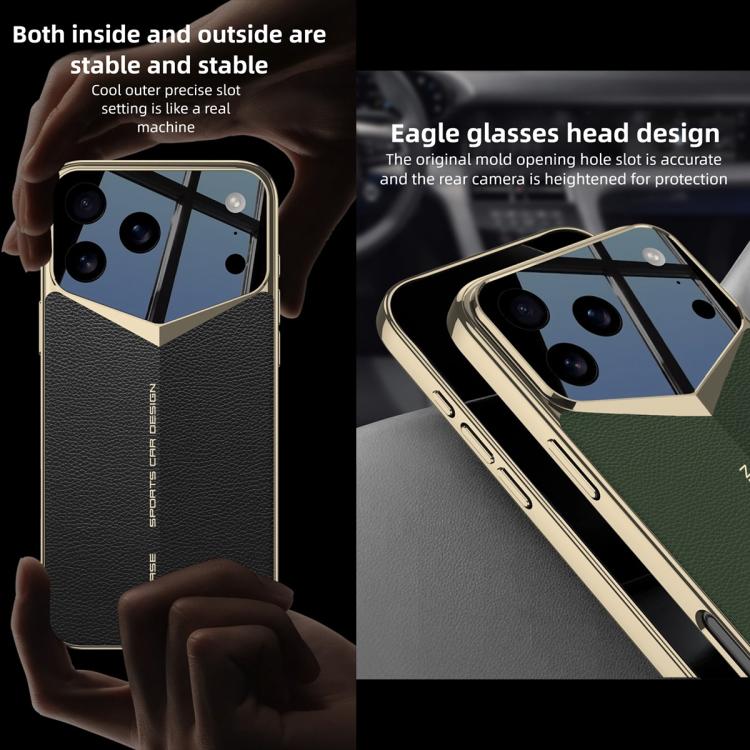 Funda para teléfono de cuero liso GKK Blade Phantom, For iPhone 17 Pro Max, For iPhone 17 Pro