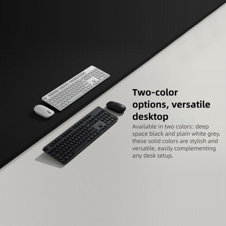 Conjunto original de teclado y ratón inalámbricos Xiaomi de 2,4 GHz (3 unidades), Gen3