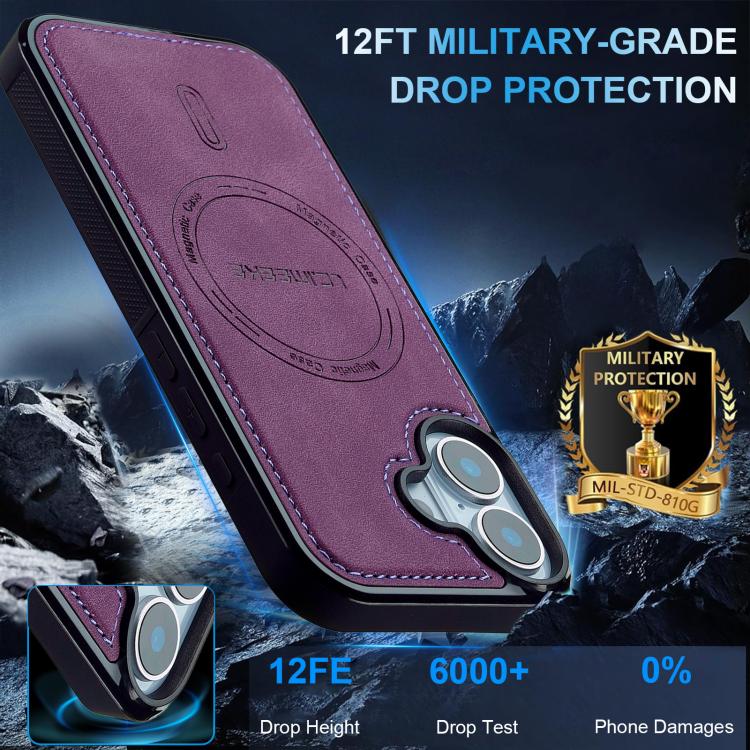 Funda magnética para teléfono LC.IMEEKE Serie L6 MagSafe, For iPhone 16, For iPhone 15 Pro Max, For iPhone 15 Pro, For iPhone 15 Plus, For iPhone 15, For iPhone 14 Plus, For iPhone 14, For iPhone 14 Pro