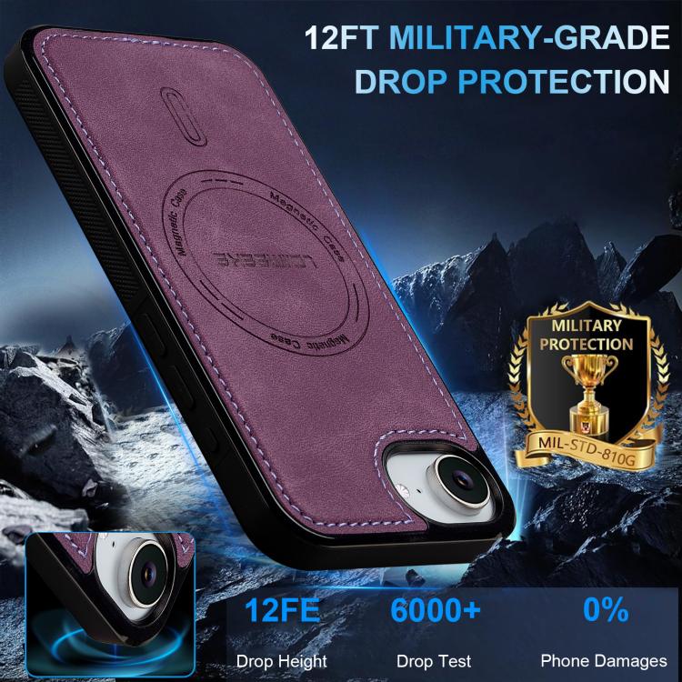 Funda magnética para teléfono LC.IMEEKE Serie L6 MagSafe, For iPhone 17e / 16e, For iPhone 17 Pro Max, For iPhone 17 Pro, For iPhone 17, For iPhone Air, For iPhone 16 Pro Max, For iPhone 16 Pro, For iPhone 16 Plus
