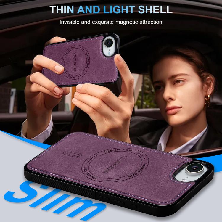 Funda magnética para teléfono LC.IMEEKE Serie L6 MagSafe, For iPhone 17e / 16e, For iPhone 17 Pro Max, For iPhone 17 Pro, For iPhone 17, For iPhone Air, For iPhone 16 Pro Max, For iPhone 16 Pro, For iPhone 16 Plus