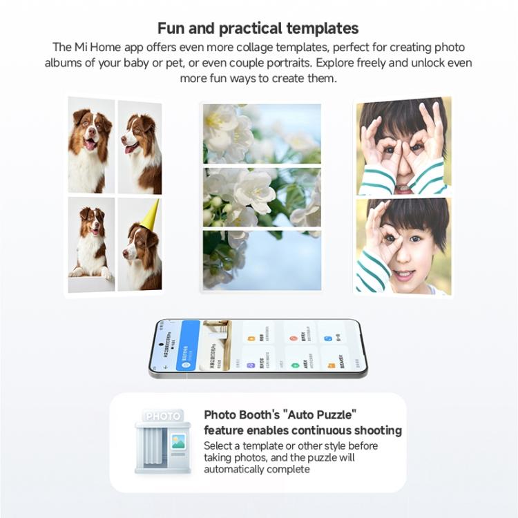 Impresora fotográfica de bolsillo Xiaomi Mijia Pro original, Xiaomi Mijia Pocket Photo Printer Pro