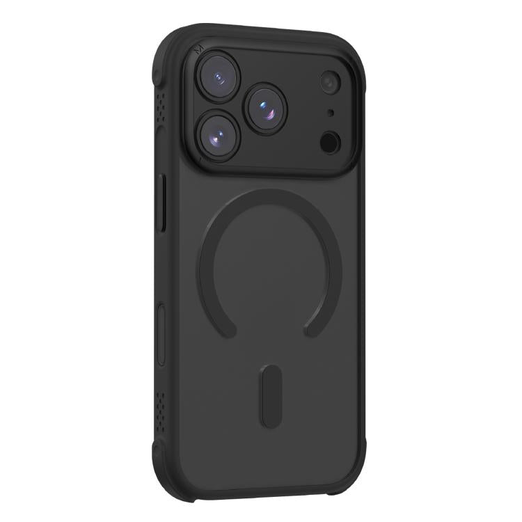 Funda para teléfono MOMAX resistente a golpes con airbag y MagSafe, For iPhone 17 Pro Max, For iPhone 17 Pro