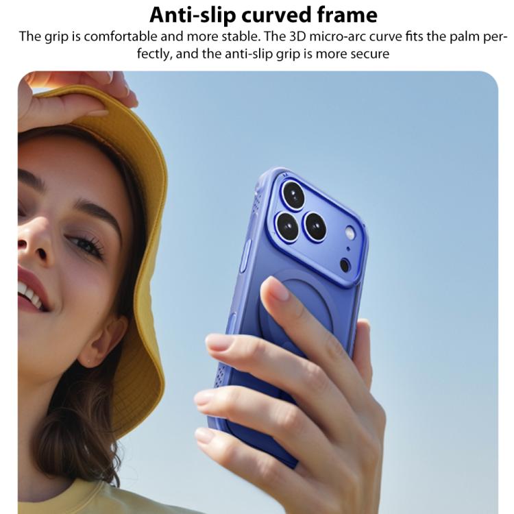 Funda para teléfono MOMAX resistente a golpes con airbag y MagSafe, For iPhone 17 Pro Max, For iPhone 17 Pro