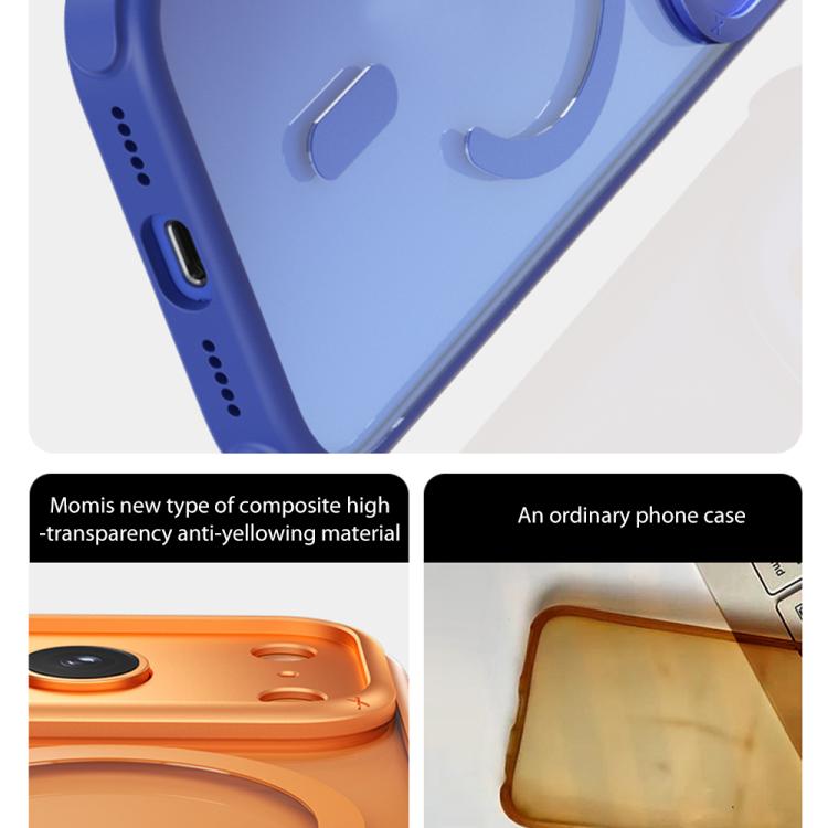 Funda para teléfono MOMAX resistente a golpes con airbag y MagSafe, For iPhone 17, For iPhone Air