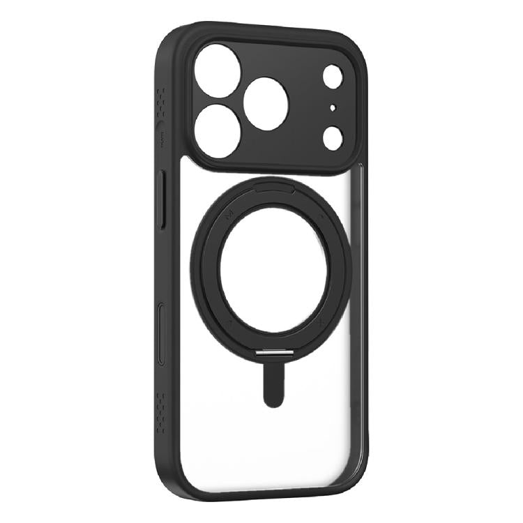 Funda para teléfono MOMAX MagSafe con soporte magnético giratorio de metal, For iPhone 17 Pro Max, For iPhone 17 Pro