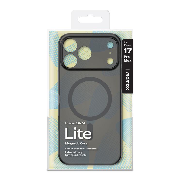 Funda magnética ultradelgada MOMAX MagSafe para teléfono móvil de PC, For iPhone 17 Pro Max, For iPhone 17 Pro