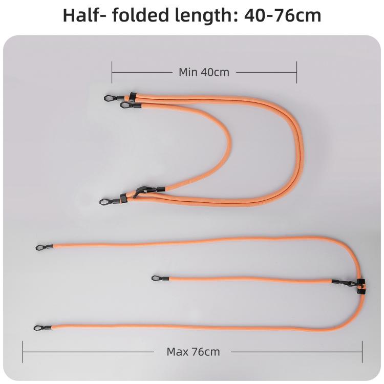 Correa cruzada para el cuello Sunnylife, bandolera colgante manos libres, cuerda anticaída, cordón para el cuello con tornillo de 1/4, correa para el hombro, For DJI OSMO Pocket 3