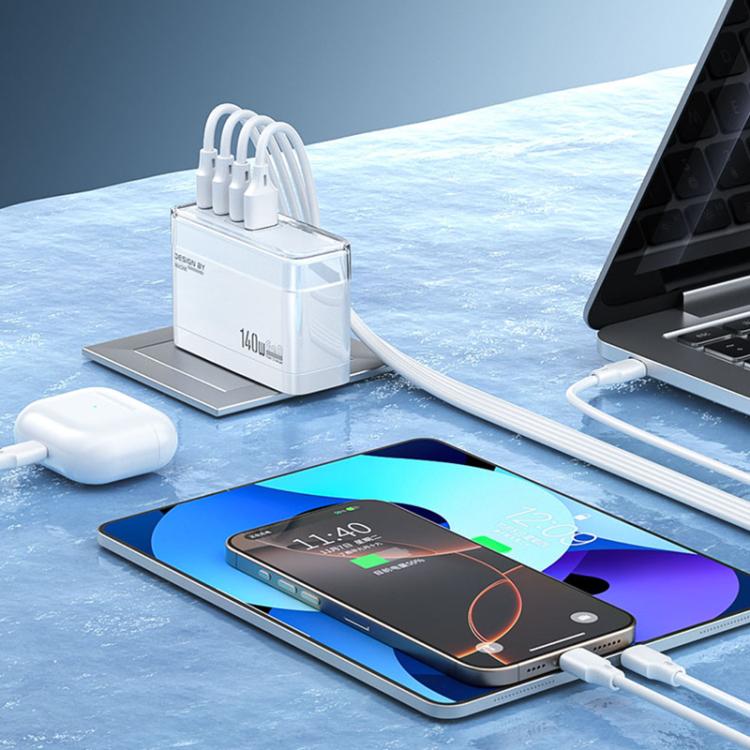 Cargador multifunción WK WP-U20 lceyon de 140 W con tecnología GaN, EU Plug, UK Plug