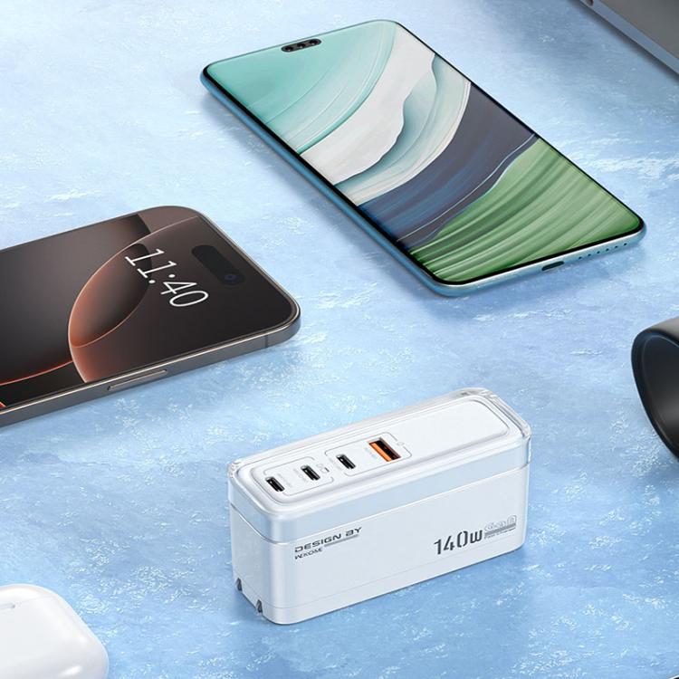 Cargador multifunción WK WP-U20 lceyon de 140 W con tecnología GaN, EU Plug, UK Plug
