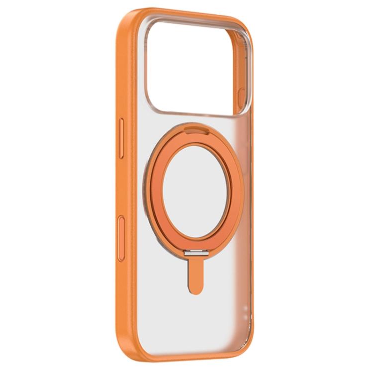 Funda para teléfono ZGA Feitian con soporte giratorio de 360° y MagSafe, híbrida de PC y TPU., For iPhone 17 Pro Max, For iPhone 17 Pro