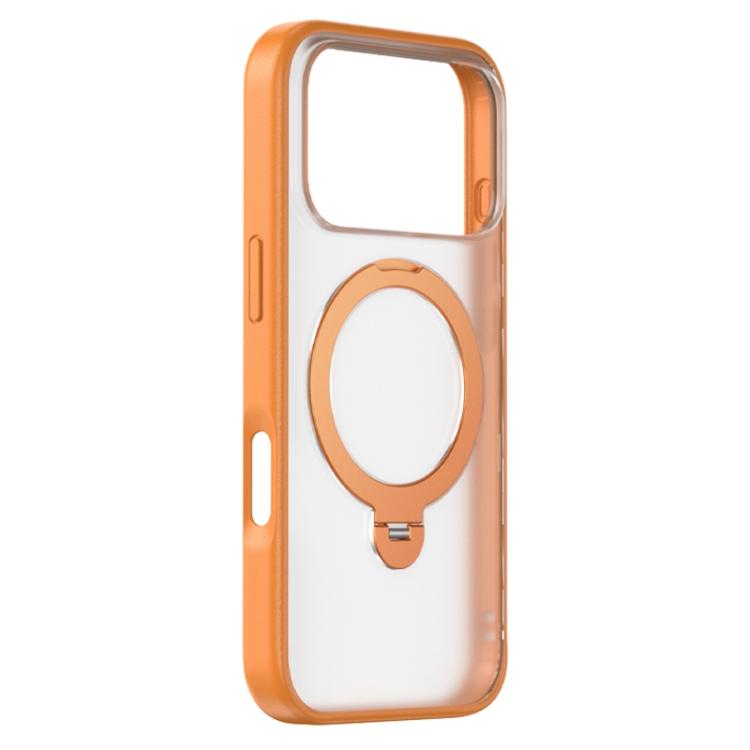 Funda para teléfono ZGA 360 Pivot Holder MagSafe híbrida de PC y TPU, For iPhone 17 Pro Max, For iPhone 17 Pro
