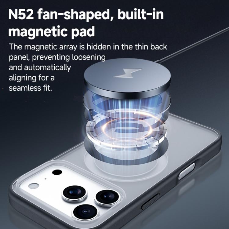 Funda para teléfono ZGA 360 Pivot Holder MagSafe híbrida de PC y TPU, For iPhone 17 Pro Max, For iPhone 17 Pro