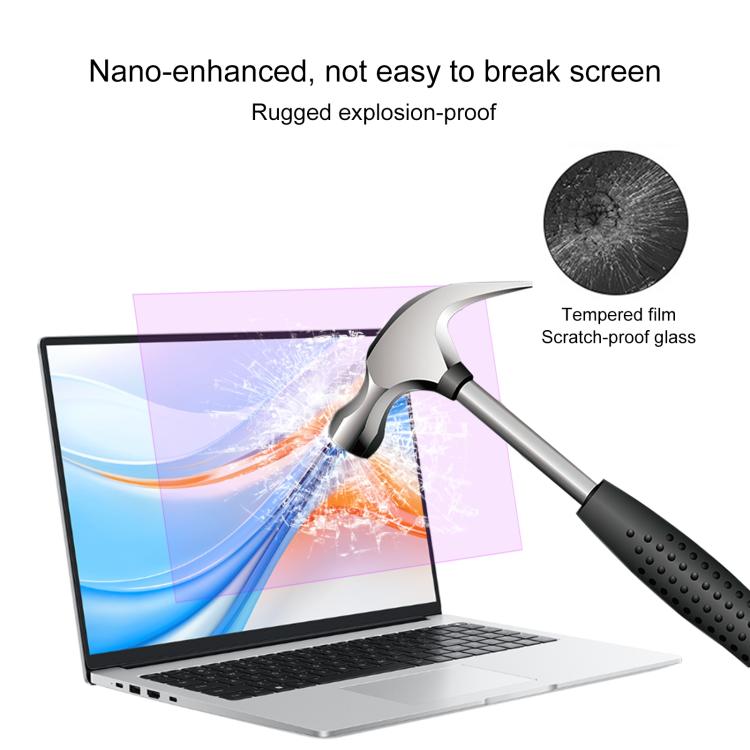 2 láminas de vidrio templado con filtro antiluz azul 9H, For Honor Magicbook X16 Plus 16 2025, For Honor Magicbook X14 Plus 14 2025