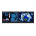 FEELWORLD D101 PLUS-H Monitor doble de 10,1 pulgadas para montaje en rack de 4U, compatible con HDMI 4K, CVBS, pantalla IPS de 1920x1200, US Plug, EU Plug, UK Plug, AU Plug