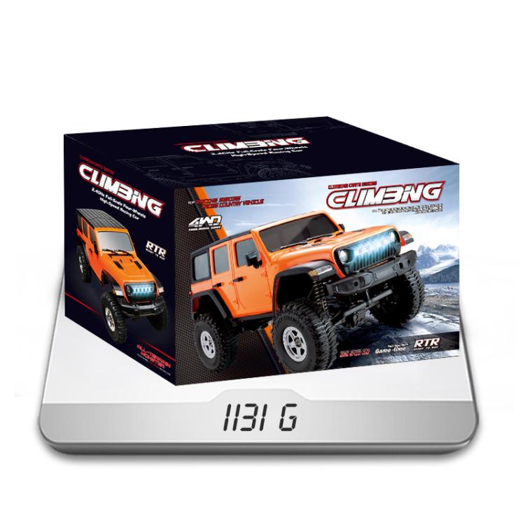 Coche teledirigido de simulación de escalada JJR/C C8801 Pro Black Warrior Edition Wrangler