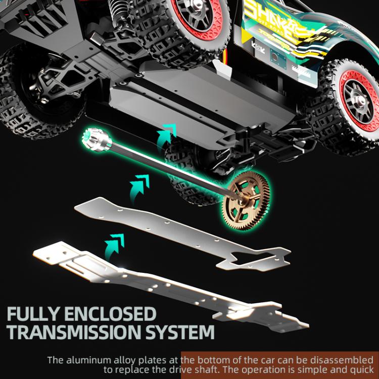 JJR/C C8820 1:18 4WD Coche todoterreno de radiocontrol con motor de escobillas de carbón