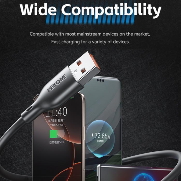 Cable de datos de carga rápida USB a 8 pines WK WDC-116i de 12 W, longitud: 1 m, WDC-116i