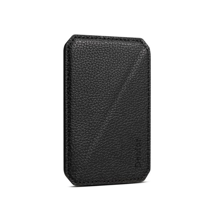 Bolso portatarjetas MagSafe Denior V22 de piel de becerro con textura