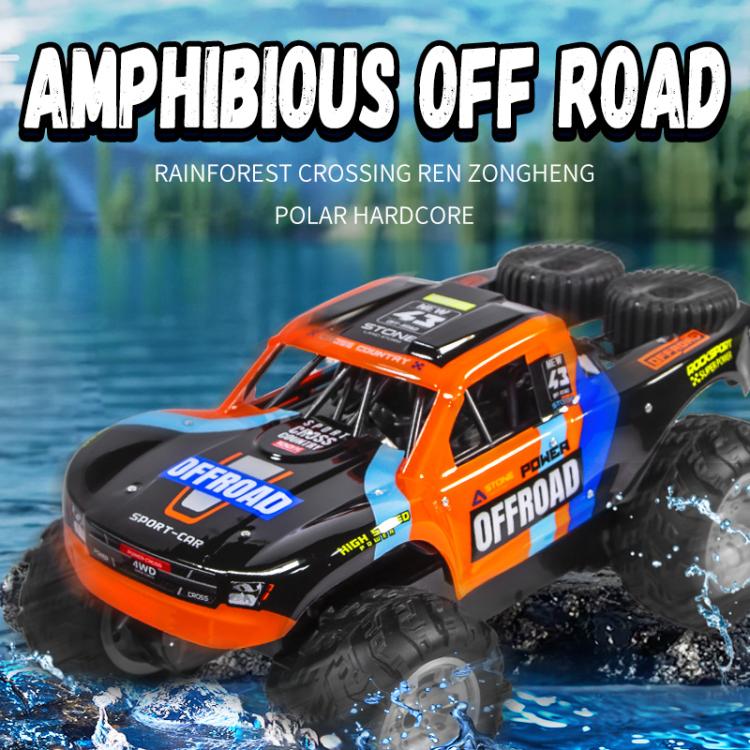 Camión anfibio todoterreno JJR/C Q205 4WD con control remoto.