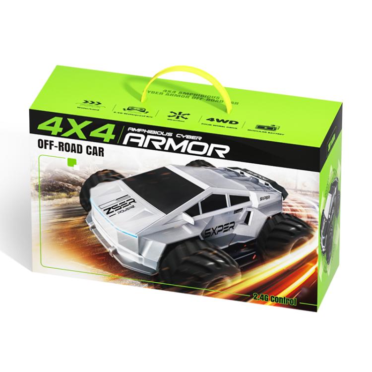 Coche teledirigido anfibio todoterreno JJR/C Q212 4WD Cyber Armor