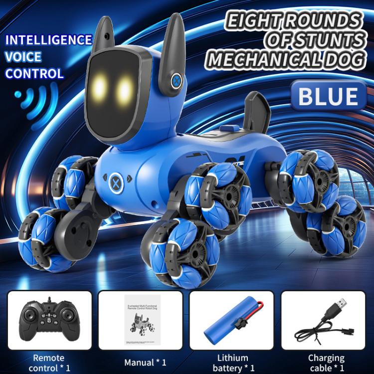 Perro robot multifunción de ocho ruedas JJR/C Q200 con control remoto