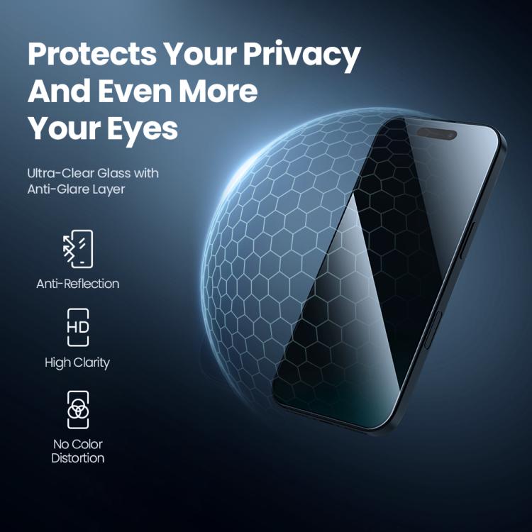 Lámina de vidrio templado NILLKIN Guardian de cobertura total para privacidad con cabina libre de polvo, For iPhone 17 Pro Max, For iPhone 17 Pro, For iPhone 17