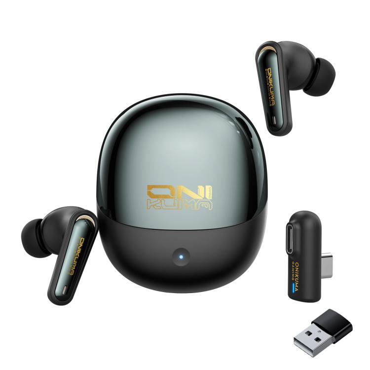 Receptor Bluetooth inalámbrico ONIKUMA TX610 de modo dual 2.4G y auriculares inalámbricos Bluetooth., TX610