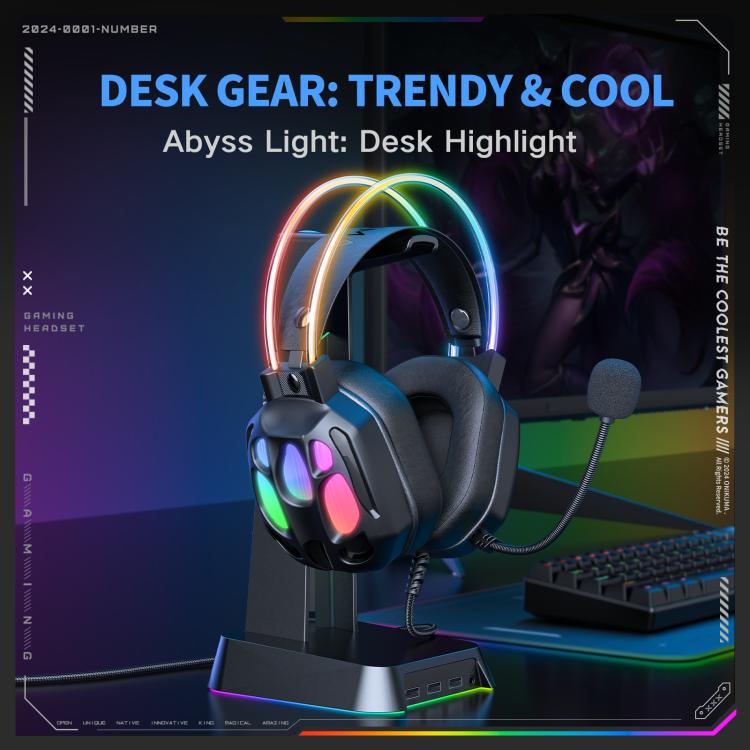 Auriculares con cable ONIKUMA X89 RGB con micrófono, X89