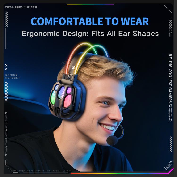 Auriculares con cable ONIKUMA X89 RGB con micrófono, X89