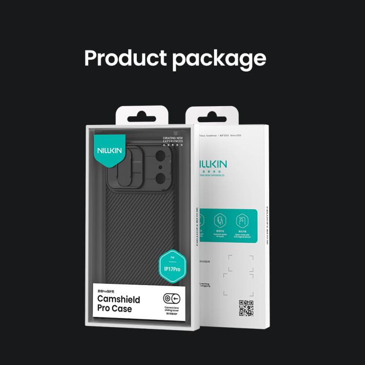 Funda para teléfono NILLKIN CamShield Pro PC, For iPhone 17 Pro