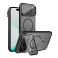 Funda para teléfono NILLKIN CamShield Prop con cubierta de espejo transparente y magnética MagSafe para PC, For iPhone 17 Pro Max, For iPhone 17 Pro
