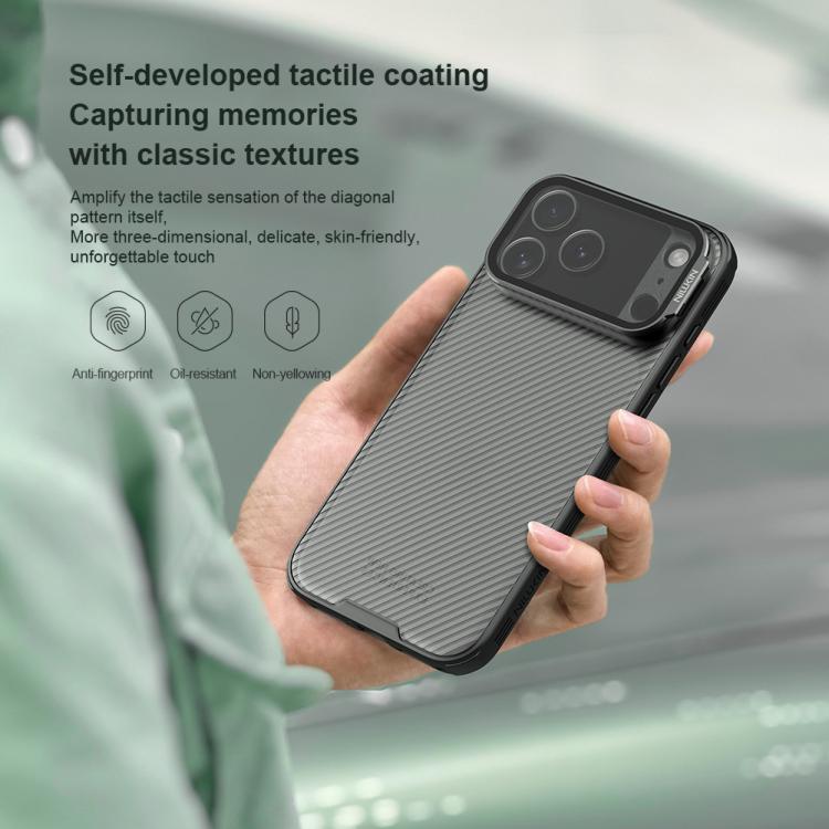 Funda para teléfono NILLKIN CamShield Prop con espejo transparente y translúcida para PC, For iPhone 17 Pro Max, For iPhone 17 Pro