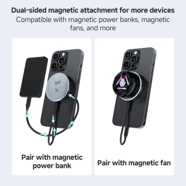 Carcasa magnética para disco duro YCE-V195J con puertos USB-C/Tipo-C, PD3.0, HD2.1, USB3.2, 3.5mm y M.2 NVMe., YCE-V195J