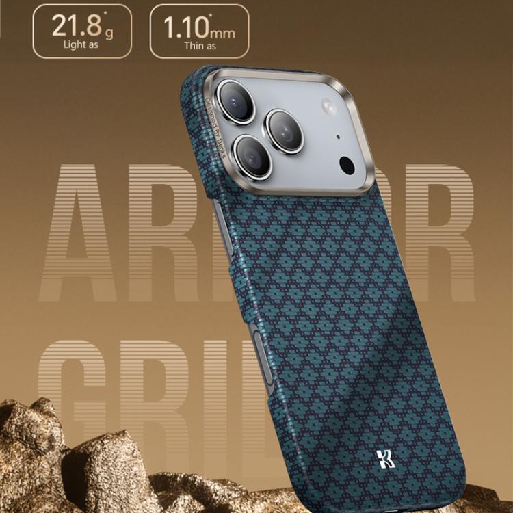 Funda para teléfono Benks Color Shield C1 Classic Kevlar Woven Diamond MagSafe, For iPhone 17 Pro Max, For iPhone 17 Pro