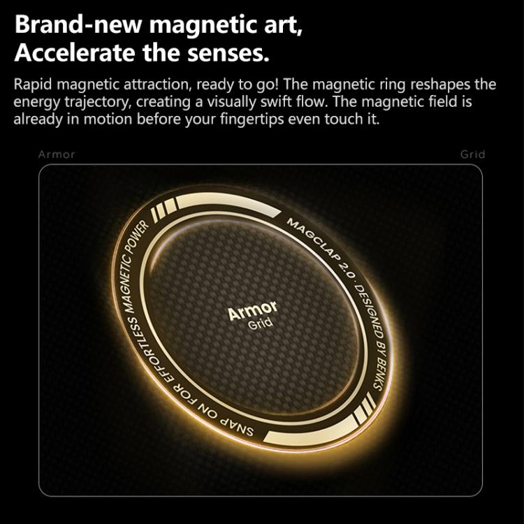Funda para teléfono Benks Color Shield C1 Classic Kevlar Woven Diamond MagSafe, For iPhone 17 Pro Max, For iPhone 17 Pro