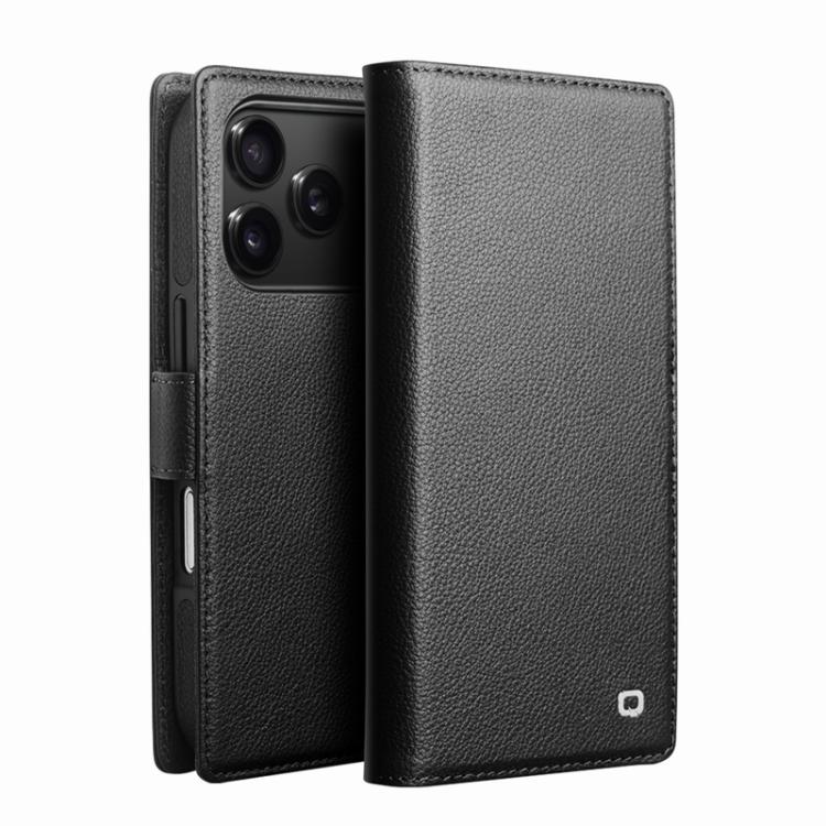 Funda para teléfono de cuero genuino QIALINO Classics 3rd, For iPhone 17 Pro Max, For iPhone 17 Pro, For iPhone 17, For iPhone Air