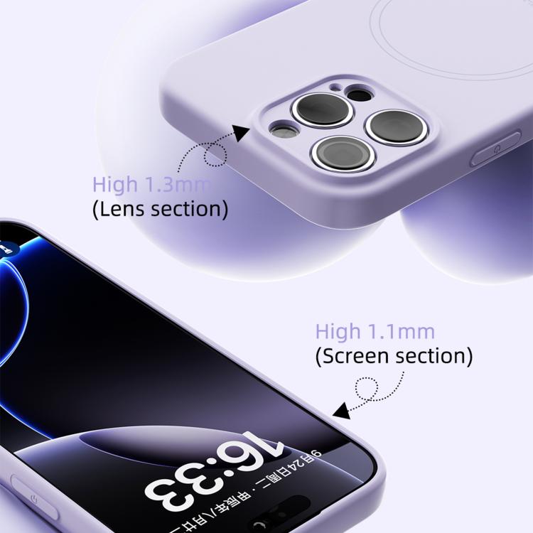 Funda para teléfono de silicona líquida MagSafe ABEEL, agradable al tacto., For iPhone 15 Pro Max, For iPhone 15 Pro, For iPhone 15, For iPhone 14, For iPhone 14 Pro, For iPhone 14 Pro Max, For iPhone 13 Pro Max, For iPhone 13 Pro