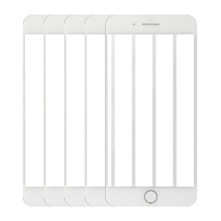 5 unidades / Paquete de láminas de vidrio templado HD serigrafiadas con el lema "Haz lo que quieras", For iPhone SE 2022 / SE 2020 / 8 / 7, For iPhone 8 Plus / 7 Plus