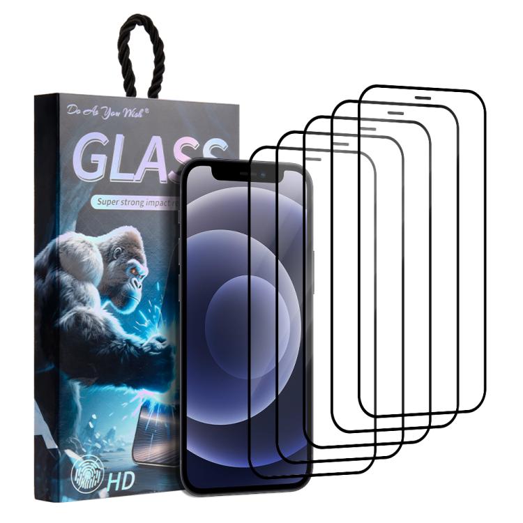 5 unidades / Paquete de láminas de vidrio templado HD serigrafiadas con el lema "Haz lo que quieras", For iPhone 17e / 16e, For iPhone 17 Pro Max, For iPhone 17 Pro, For iPhone 17, For iPhone Air, For iPhone 16 Pro Max, For iPhone 16 Pro               ...