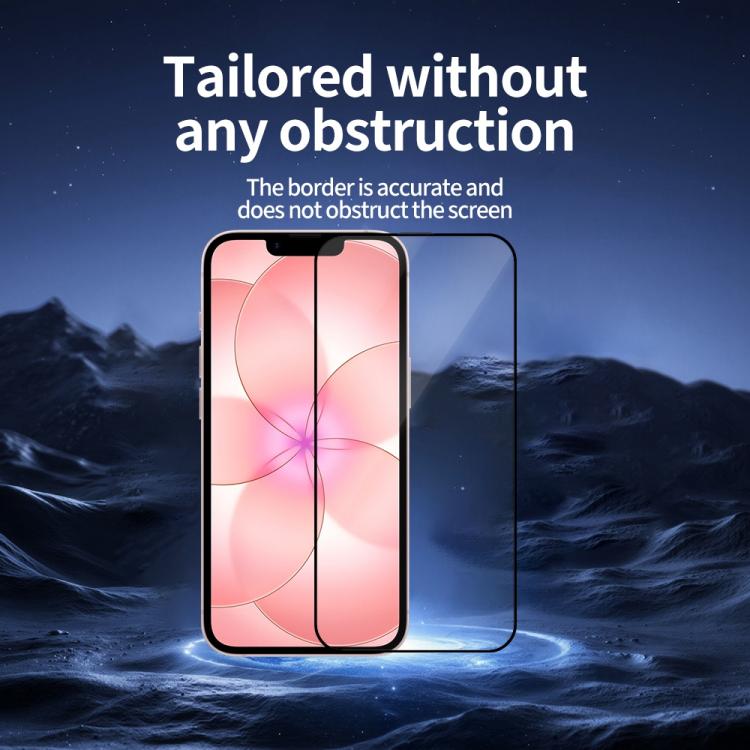 5 unidades / Paquete de láminas de vidrio templado HD serigrafiadas con el lema "Haz lo que quieras", For iPhone 17e / 16e, For iPhone 17 Pro Max, For iPhone 17 Pro, For iPhone 17, For iPhone Air, For iPhone 16 Pro Max, For iPhone 16 Pro               ...
